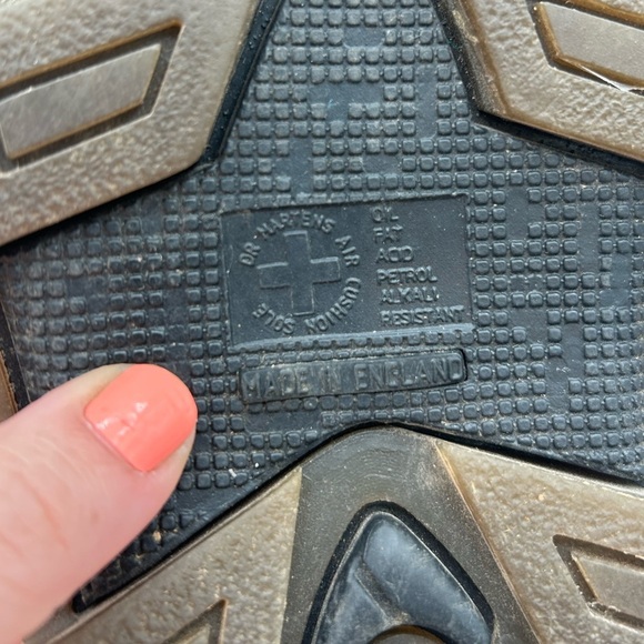 RARE DR MARTENS Sandals Mens Size 12 Brown Leather Fisherman Made In ENGLAND Y2K - Picture 10 of 13